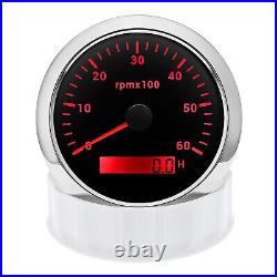 6 Gauge Set 85mm GPS Speedometer 160MPH Tacho&52mm Fuel Oil Press Temp Voltmeter