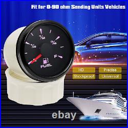 6 Gauge Set 85mm GPS Speedometer 160MPH Tachometer 52mm Fuel Gauge Temp Oil Volt