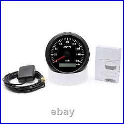 6 Gauge Set 85mm GPS Speedometer 160MPH Tachometer 52mm Fuel Gauge Temp Oil Volt