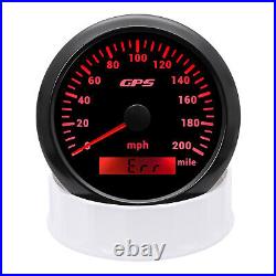 6 Gauge Set 85mm GPS Speedometer 200MPH Tachometer Waterproof for Boat Car Truck