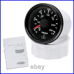 6 Gauge Set 85mm GPS Speedometer 80MPH Tacho 52mm Fuel Temp Oil Pressure Volt