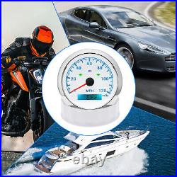 6 Gauge Set GPS Speedometer 0-120MPH Tacho Waterproof For Car Marine Boat Truck