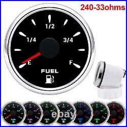 6 Gauge Set GPS Speedometer 0-160MPH Tacho COG Trip Gauge Fuel Gauge 240-33 ohms