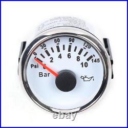 6 Gauge Set Speedometer Tacho Fuel Gauge Temp Volt Oil Car Boat Universal 8-16V