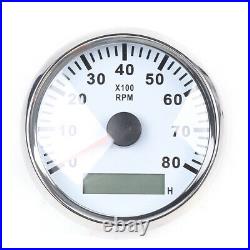 6 Gauge Set Speedometer Waterproof For Car/Motorcycle Accept All Input Signals
