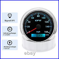 6 Gauge Set With Senders GPS Speedometer 0-160MPH Tacho Fuel Gauge Temp Oil Volt