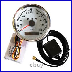 6 Gauge Set with Sender 200MPH GPS Speedometer Tacho Fuel Temp Volt Oil Pressure