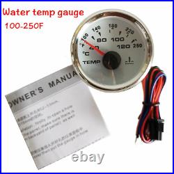 6 Gauge Sets Speedometer Tacho Fuel Water Temp Volt Oil 7 Color Backlight 160MPH
