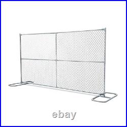 6 ft x 12 ft Temporary Chain Link Fence Panel (Galvanized) WILL CALL RIVERSIDE