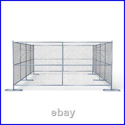 6 ft x 12 ft Temporary Chain Link Fence Panel (Galvanized) WILL CALL RIVERSIDE