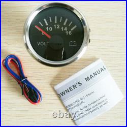6 gauge set with senders 120KM/H GPS speedometer tacho fuel volts oil temp black