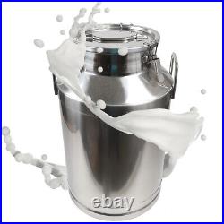 60L Stainless Steel Milk Can Made of Heavy-gauge for Heavy Restaurant Use USA