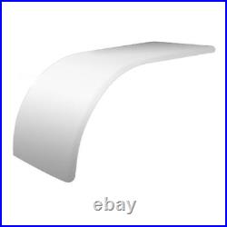 66 Inch Standard Smooth Half Fender With Rolled Edge 14 Gauge Stainless Steel