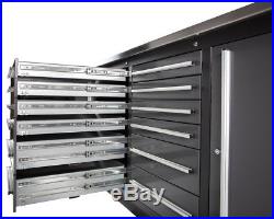 7ft 12 Drawer Workbench / Tool Box With 14 Gauge Stainless Steel Top