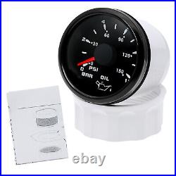 85MM Black GPS Speedometer and Tacho&52mm Fuel Water Temp Oil Pressure Voltmeter