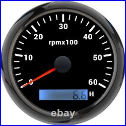 85MM GPS Speedometer 0-160MPH Tachometer&52mm Fuel Water Temp Oil Pressure Volt