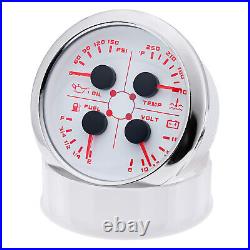 85mm GPS Speedometer With Tachometer Water Temp Oil Pressure Fuel Level Volt