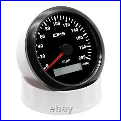 85mm GPS Speedometter 0-200MPH Tacho 0-7000RPM Fuel Level Gauge For Car Marine