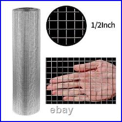 Amagabeli 36inch x 50ft SS304 Stainless Steel Welded Wire Mesh 1/2 inch Square H