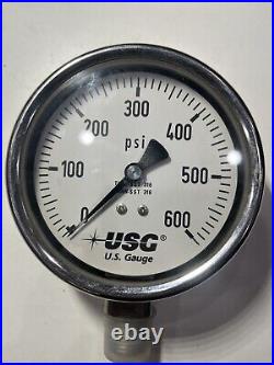 Ametek USG US gauge Liquid filed oil gauge 4 Stainless Steel