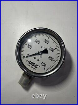 Ametek USG US gauge Liquid filed oil gauge 4 Stainless Steel