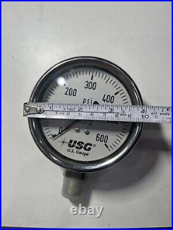 Ametek USG US gauge Liquid filed oil gauge 4 Stainless Steel