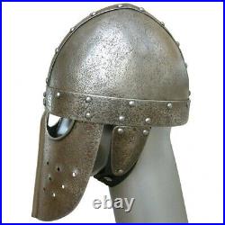 Antique Look New Viking Norman Nasal Helmet 18 gauge steel Medieval Helmet