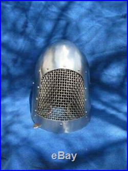 Armor Medieval Close Helmet 16 Gage Steel Armor Helmet Handmade Gift Item