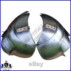 Armour luxurious-pauldrons 18 Gauge Collectibles Medieval Knight Reenactment Rep