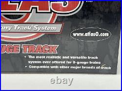 Atlas O Item #96050 Box (48) 10 Straights NEW O Gauge 3R Steel Black Ties Track