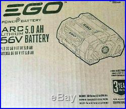 BRAND NEW IN BOX EGO 5.0Ah BA2800T FUEL GAUGE Lithium Ion Battery Pack 5Ah 56V