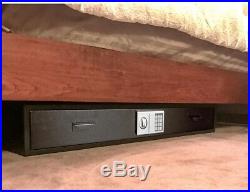 BUFFALO Under Bed Gun Safe 3 cu. Ft. Digital Electric Lock 14-Gauge Steel Black