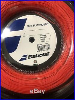 Babolat rpm blast rough 16 Gauge Tennis String Reel 660 Feet Brand New