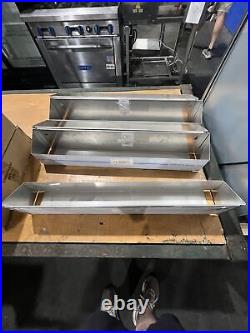 Bk Resources 18 Gauge Stainless 30 Single Tier Speed Rail Bkubsr-30 (lot Of 5)