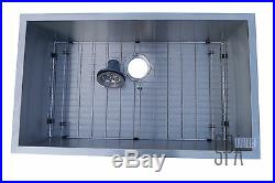 Blue Ocean 36 KSA124 16 Gauge Stainless Steel Single Bowl Apron Kitchen Sink