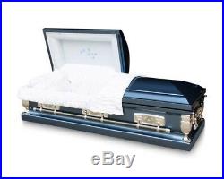 Brand New 18 Gauge Steel Coffin Casket