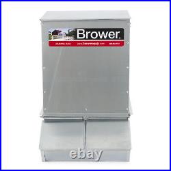 Brower SF74 Gro Fast 4 Door Hog Feeder for Livestock, 7 Bushels, Feeds 20 Hogs