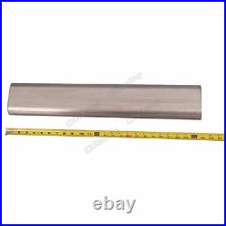 CXRacing 3.5 Oval Straight 304 Stainless Steel Pipe 16 Gauge 24 Long