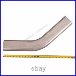 CXRacing 3 Oval 45 Degree 304 Stainless Steel Pipe 16 Gauge Mandrel Bend
