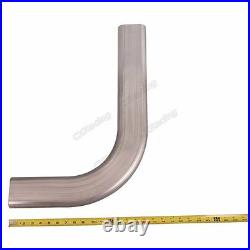 CXRacing 3 Oval 90 Degree 304 Stainless Steel Pipe 16 Gauge Mandrel Bend
