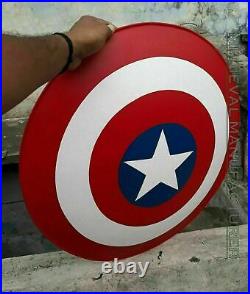 Captain America Shield Endgame Avengers Metal Iran Steel 18 Gage 22 inch