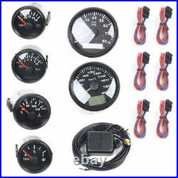 Classic 6 Gauge Set Waterproof GPS Speedometer For Car Marine Boat Truck Gauges