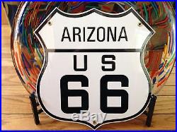 Classic ROUTE 66 SIGN w\ complete 8 state set 18 gauge steel porcelain signs