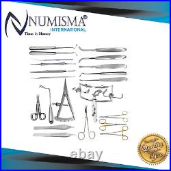 Cleft Lip & Cleft Palate Repair Instruments Set, Plastic Surgery Mouth Gage