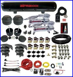 Complete FASTBAG 3/8 Air Ride Suspension Kit AirBags Chrome 99-06 Chevy C15