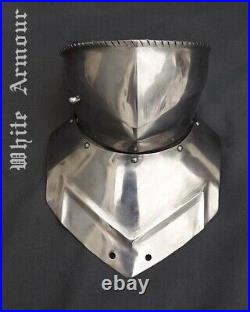 Custom SCA HNB 14 Gauge Steel Medieval Tournament Sallet Helmet With Bevor