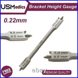 Dental Measuring Boley Gauge Caliper Iwanson Bracket Positioning Instruments SET