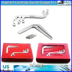 Dental Measuring Boley Gauge Caliper Iwanson Bracket Positioning Instruments SET