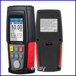 Digital Ultrasonic Thickness Gauge Tester Meter 0.039 to 8.85 in For Steel Metal