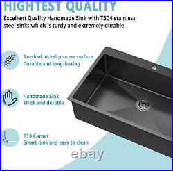 Drop-in Kitchen&Bar Sink Single Bowl 13x15 15x15 15x17 15x20 25x22 28x20 33x22